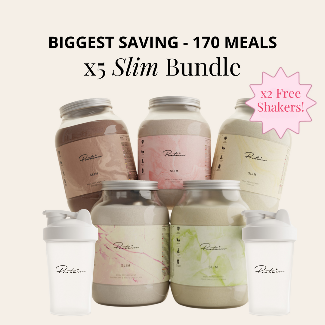 5x Slim Bundle + 2 Free Shakers, 170 Meals