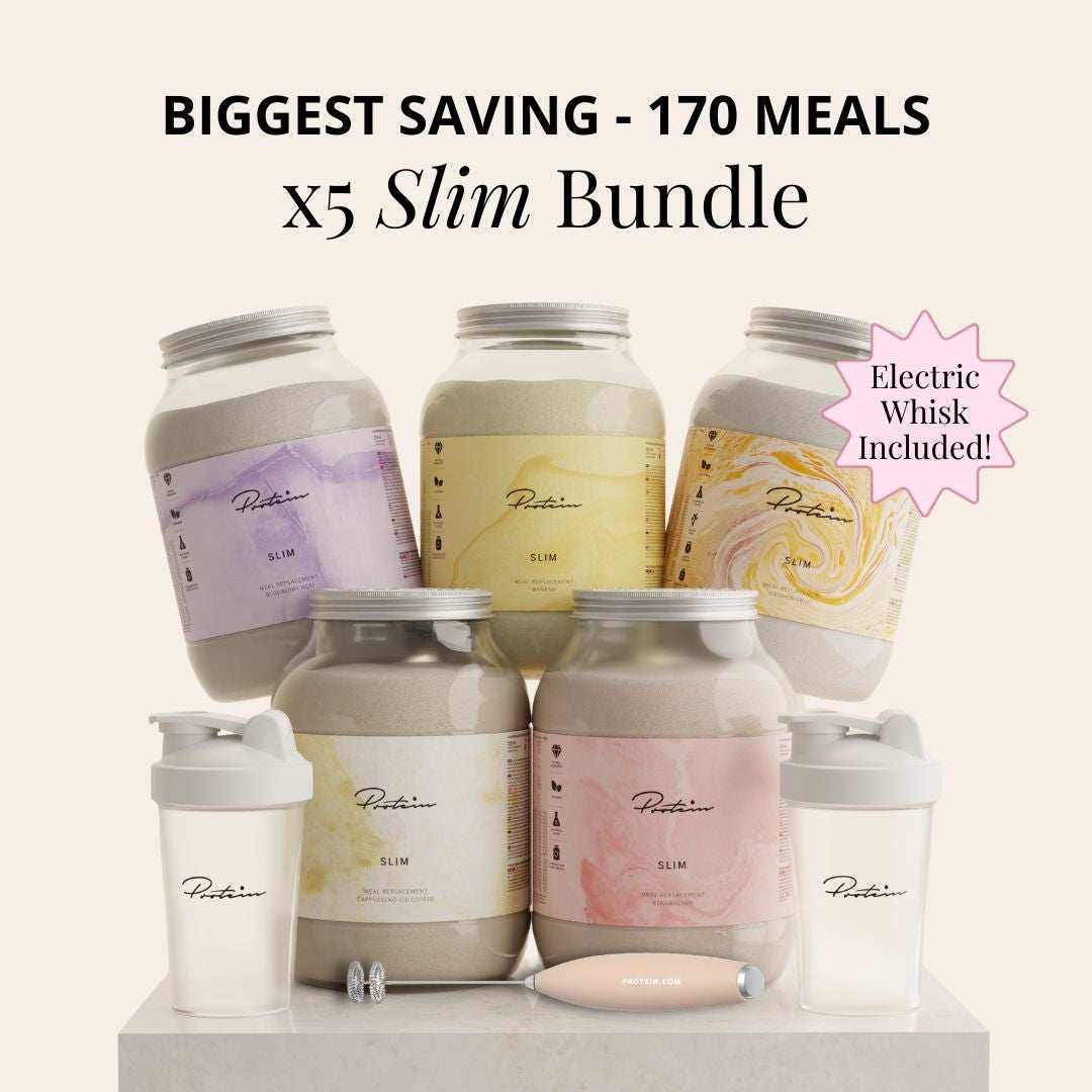 5x Slim Bundle + 2 Free Shakers + Free Electric Whisk, 170 Meals