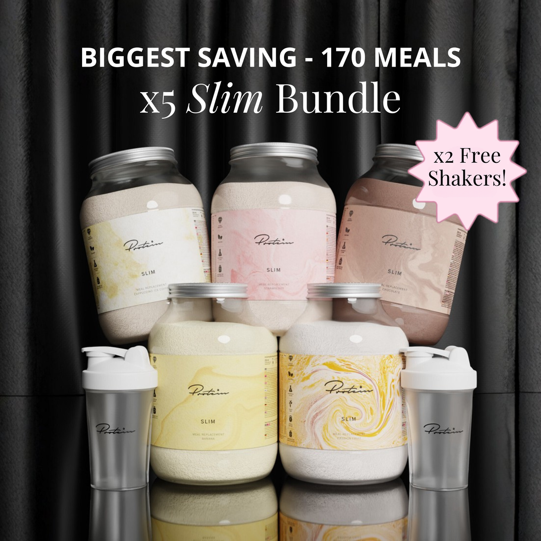 5x Slim Bundle + 2 Free Shakers, 170 Meals