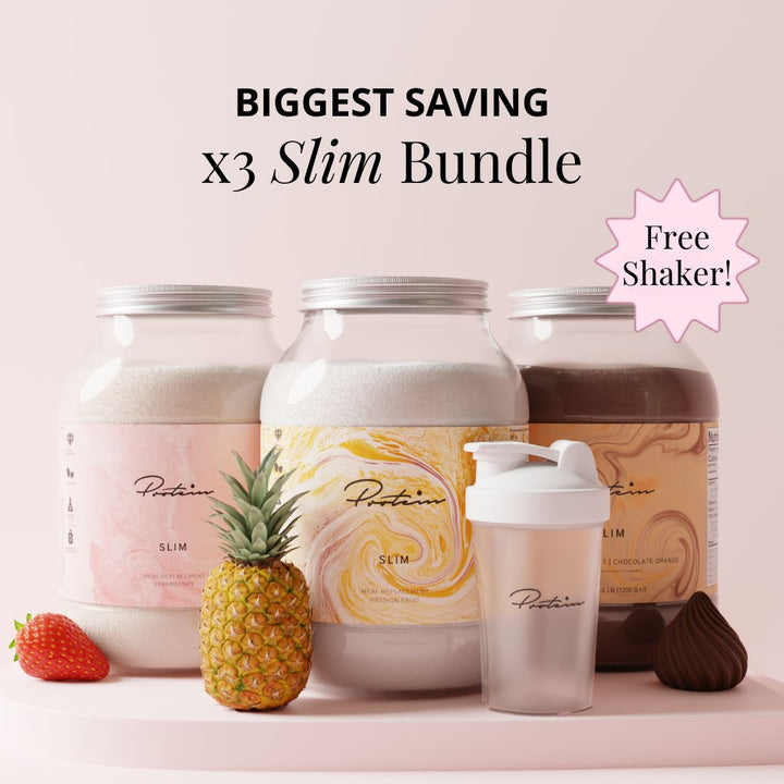 3x Slim Bundle + Free Shaker, 102 Meals