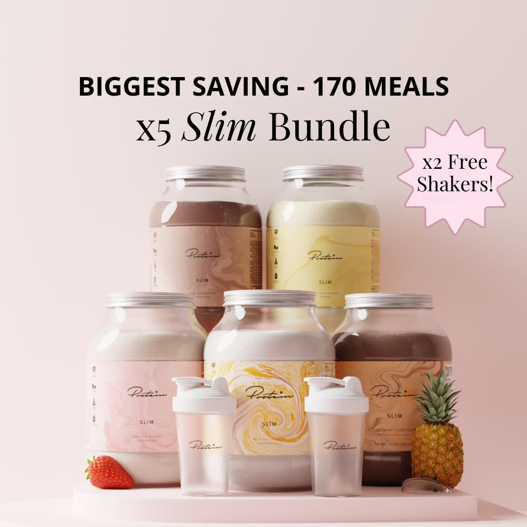 5x Slim Bundle + 2 Free Shakers, 170 Meals
