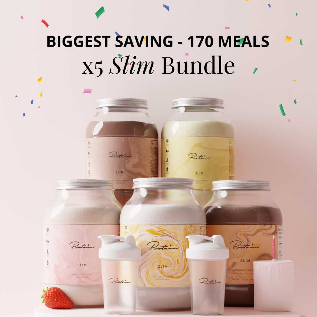 5x Slim Bundle + 2 Free Shakers + Free Mini Whisk, 170 Meals