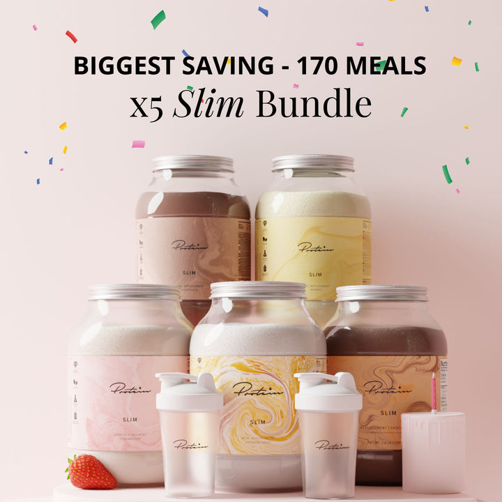 5x Slim Bundle + 2 Free Shakers + Free Mini Whisk, 170 Meals