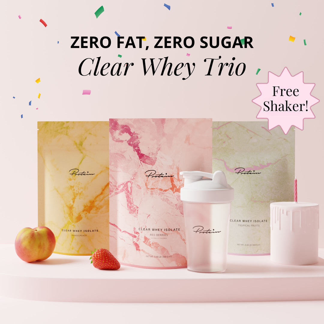 Clear Whey Trio + Free Electric Mini Whisk