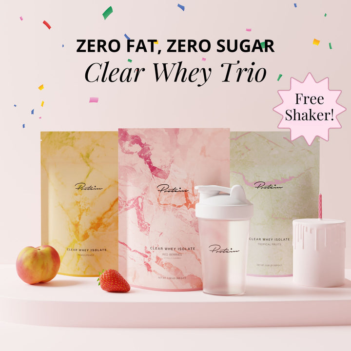 Clear Whey Trio + Free Electric Mini Whisk