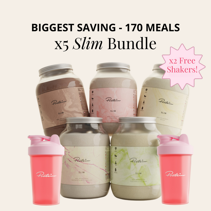 5x Slim Bundle + 2 Free Shakers, 170 Meals